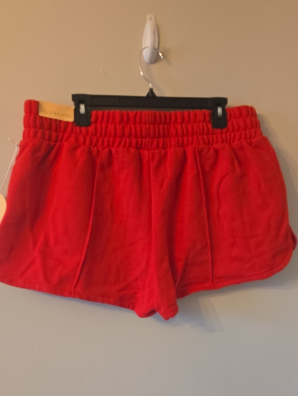 Blogilates Red Fleece Shorts - Picture 5 of 5